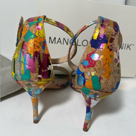 BNIB MANOLO BLAHNIK fun kitten heels - Picture 11 of 12